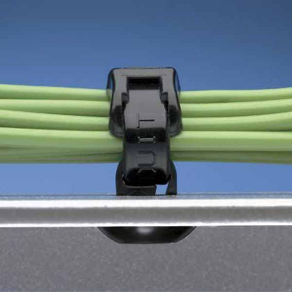 Panduit Cable Tie Mount, Push Button, HS BL PBMS-H25-M30
